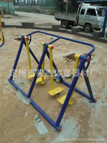 精品推薦 廠家供應 室外健身路徑 兩聯漫步機 小區公園健身路徑