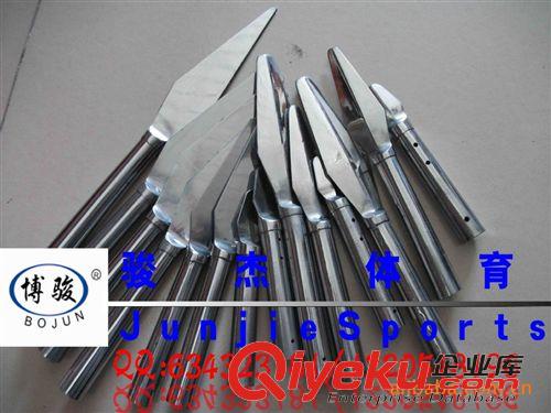 武術(shù)器材系列 鐵拳槍頭 小平鐵槍頭 平板鐵槍頭 未開刃槍頭原始圖片3