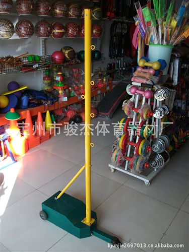 排羽網(wǎng)球柱系列 專業(yè)供應(yīng) 室內(nèi)運動器材abs鑄鐵羽毛球柱 移動連體羽毛球柱原始圖片3