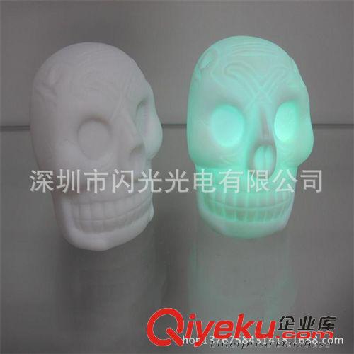 小夜燈 廠家直銷萬圣節裝飾用品   骷髏七彩小夜燈   促銷禮品原始圖片2