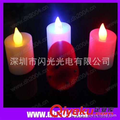 發光蠟燭 【爆款】LED電子蠟燭  七彩蠟燭  炫彩蠟燭原始圖片2