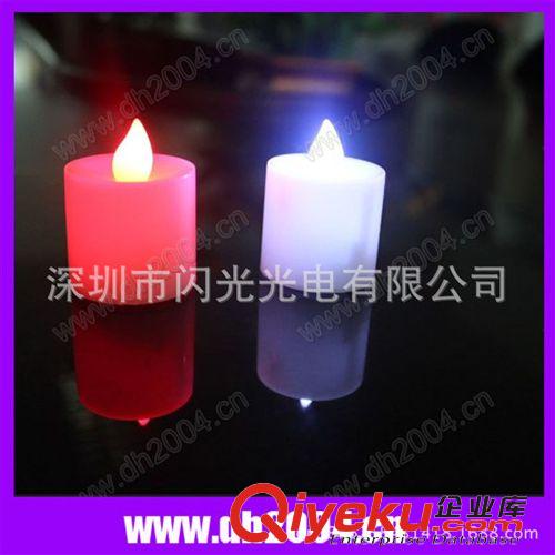 發光蠟燭 LED七彩遙控蠟燭 LED七彩可吹滅蠟燭 無煙蠟燭 電子蠟燭