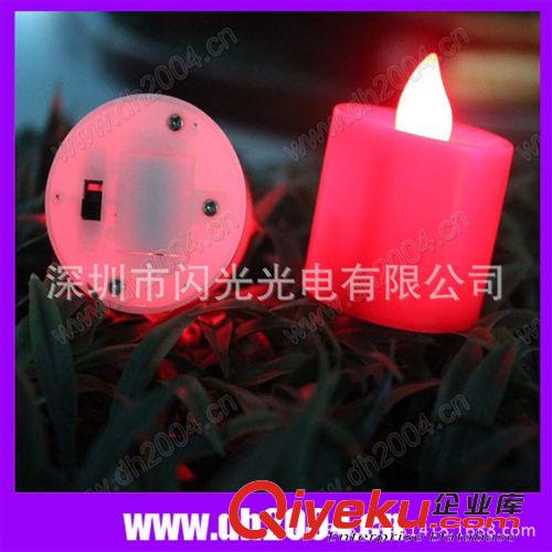 發光蠟燭 LED七彩遙控蠟燭 LED七彩可吹滅蠟燭 無煙蠟燭 電子蠟燭原始圖片2