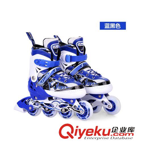 輪滑鞋 新款金峰 輪滑鞋 可調(diào)溜冰鞋輪滑鞋直排旱冰鞋137D-1 單閃套裝