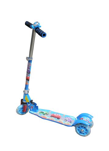 滑板車；童車 小小恐龍工貿(mào)兒童滑板車活力車 扭扭車閃光輪子 全鐵