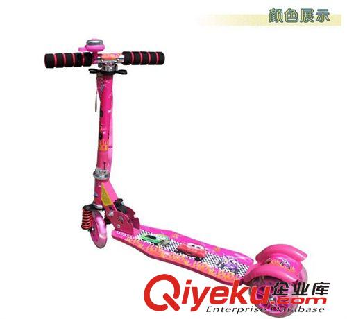滑板車；童車 尤美特 滑板車 JC-8558 鐵質 麥坤圖案 綠紅藍三色原始圖片2