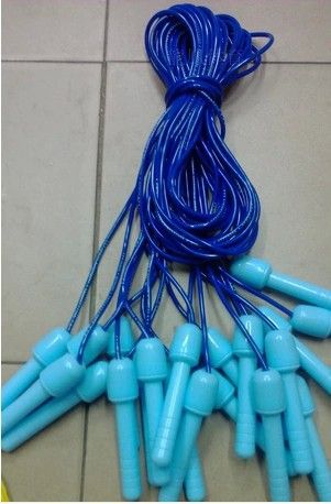跳繩 躍動(dòng)正品 學(xué)生團(tuán)體花樣跳繩 花式竹節(jié)交互繩 4.2m交互繩