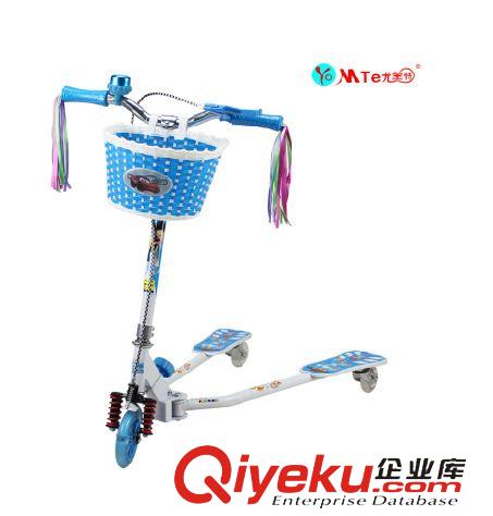 分銷專區 zp尤美特兒童蛙式滑板車三輪車全閃W8帶減震原始圖片2