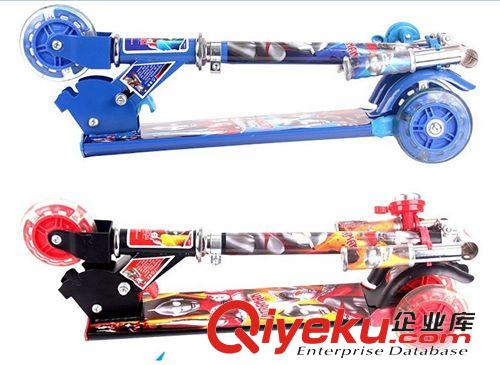 分銷專區 奧特曼閃光兒童三輪滑板車 987原始圖片3