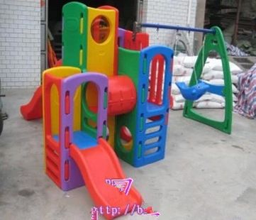 大型塑料滑梯 兒童玩具綜合游樂場*滑梯加秋千*幼兒園多功能滑梯*兒童組合滑梯