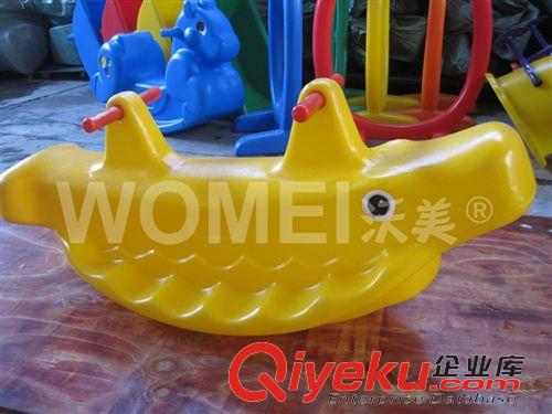 4S餐廳親子園兒童樂(lè)園組合 新款加厚幼兒園兒童室內(nèi)外鯨魚(yú)雙人蹺蹺板玩具塑料動(dòng)物翹翹板