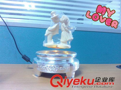 磁懸浮佛像 2014年限量推出磁懸浮絨沙金金童玉女gd新婚禮品結(jié)婚紀(jì)念品