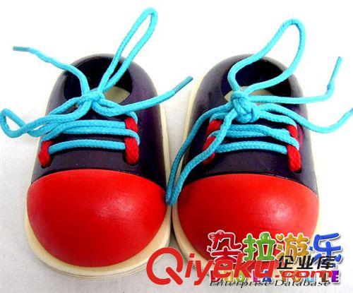 益智玩具 益智早教類玩具-寶寶自己動手系鞋帶 益智啟蒙幼兒教玩具 積木