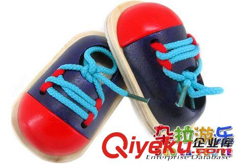 益智玩具 益智早教類玩具-寶寶自己動手系鞋帶 益智啟蒙幼兒教玩具 積木