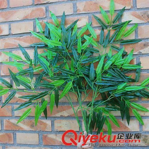 工程樹枝 仿真60片葉子加密大竹子枝 工程大竹子樹專用 塑料植物裝飾品
