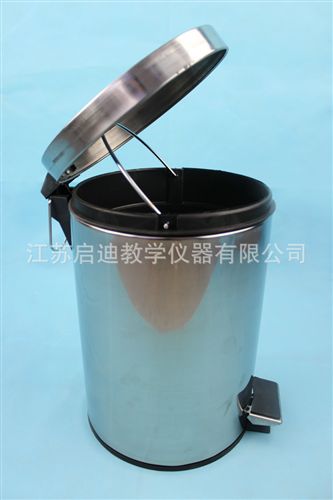 音體美衛(wèi)儀器 批發(fā)供應(yīng) 不銹鋼平蓋腳踏污物桶  醫(yī)療用廢物桶原始圖片3