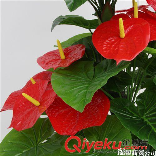 新品上市 大量批發(fā)仿真植物 仿真花  落地工藝   客廳擺放  1.6米雅致紅掌