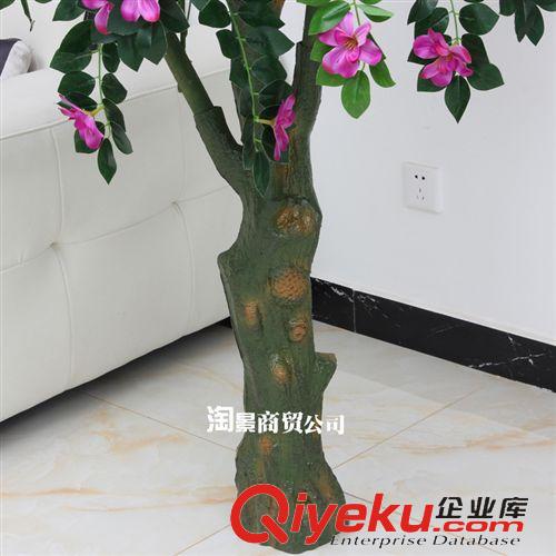 新品上市 仿真植物假樹假花綠植盆栽盆景客廳商場(chǎng)裝飾    1.8米串串金錢花原始圖片3
