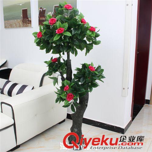 新品上市 批發(fā)仿真植物 S桿 仿真假樹 仿真盆景  過膠葉   1.6米新S桿月季