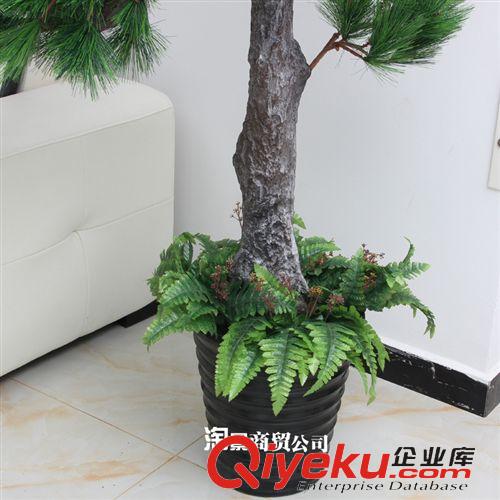 新品上市 專業(yè)批發(fā)仿真植物 廠家直銷假樹盆景樹客廳裝飾 1.6米黃山迎客松原始圖片3