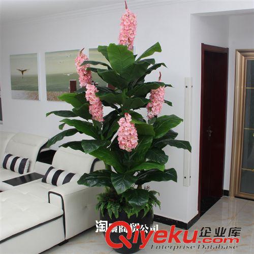 新品上市 批發(fā)仿真植物假樹(shù)園林設(shè)計(jì)大廳酒店裝飾擺放花藝 2.2米5桿天仙配