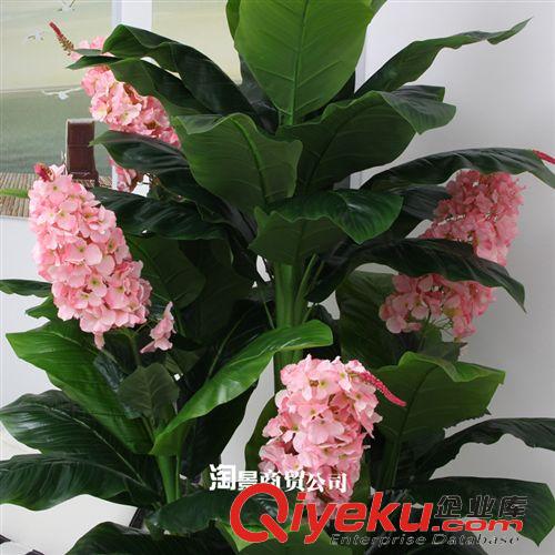 新品上市 批發(fā)仿真植物假樹(shù)園林設(shè)計(jì)大廳酒店裝飾擺放花藝 2.2米5桿天仙配原始圖片2