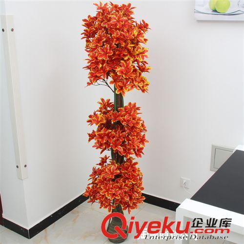 新品上市 新品tj批發(fā)仿真植物 仿真盆景 塑料 過(guò)膠葉 2.1米新古龍福星樹(shù)