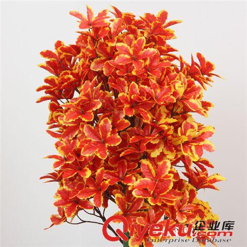 新品上市 批發(fā)仿真植物 家居裝飾盆栽 超大氣仿真 1.8米紅紅火火三層冬青原始圖片2
