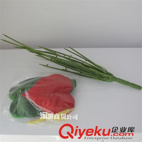 最熱銷仿真植物 供應(yīng)仿真植物 小盆景盆栽 家居裝飾仿真花卉 假花批發(fā) 5頭小紅掌原始圖片3