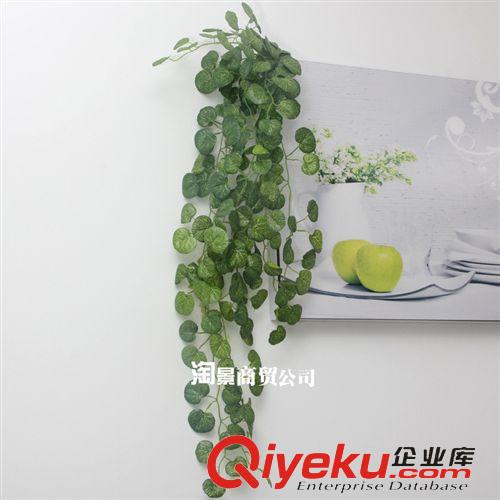 壁掛花條 批發(fā)仿真把束掛藤吊蘭常青藤花藝綠植長條墻壁假花 小壁掛1枝原始圖片3