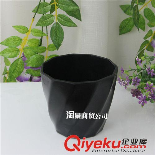 花盆 批發盆栽盆景種植花器現代簡約迷你容器加厚塑料上乘  樹脂小花盆原始圖片3