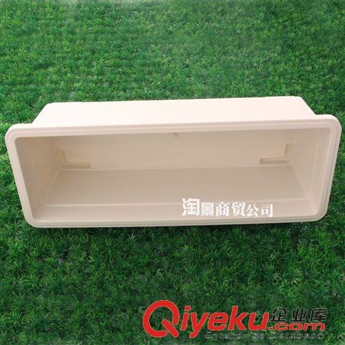 花盆 批發綠植園藝用品 長方形塑料陽臺種菜花槽花盆    竹子專用花盆原始圖片2