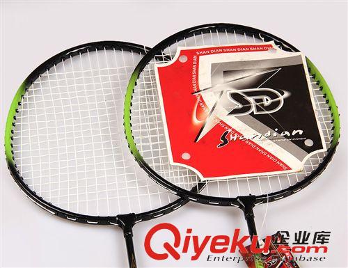 羽毛球?qū)^(qū) 閃電羽毛球拍 zp體育用品 家用2支套裝送3球 扣殺強(qiáng)勁 疾如閃電原始圖片3