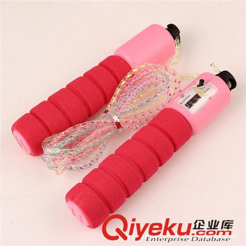 家用健身器材專(zhuān)區(qū) 正品跳繩運(yùn)動(dòng)專(zhuān)業(yè)減肥瘦身健體健身　彩色計(jì)數(shù)跳繩廠家批發(fā)原始圖片2