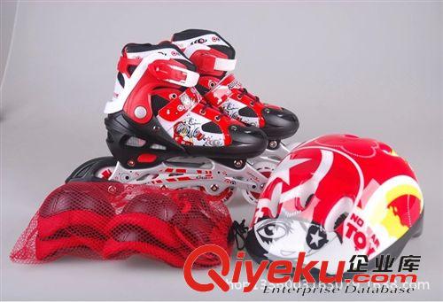 溜冰鞋 zp溜冰鞋 兒童溜冰鞋 溜冰鞋廠家 套裝狂神1168大中小碼 可調(diào)節(jié)原始圖片3