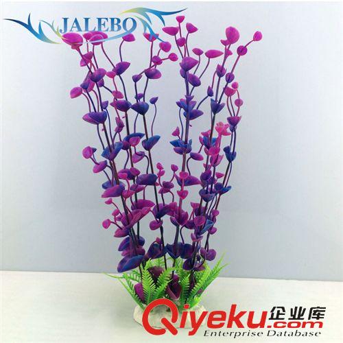 精品推薦 供應水族箱魚缸造景裝飾仿真水草 多種品種仿真水草長綠草T001