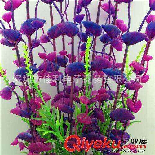 仿真水草 供應蝴蝶蘭魚缸造景裝飾仿真水草 水族箱配景塑料草L002原始圖片3