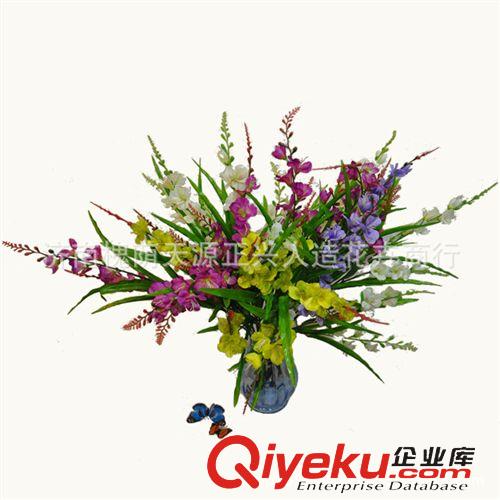 單支花 高枝3叉小箭蘭 gd仿真3叉小箭蘭 仿真花批發(fā)直銷廠家