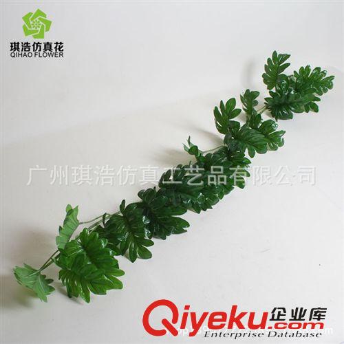 樹  小植物  掛藤 大芋葉掛藤  新品廠家直銷  gd塑膠單支仿真花裝飾物掛藤批發