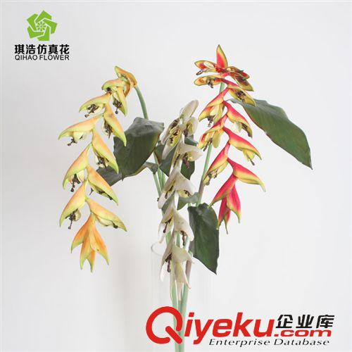 軟膠gf真 垂蕉/仿真工藝/插花工藝/過膠花/手感花/仿直花/仿真植物/吊鳥