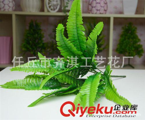 仿真盆景 仿真波斯葉蕨草熱帶植物裝飾植物波斯草插花配材 仿真樹(shù)葉 批發(fā)原始圖片2