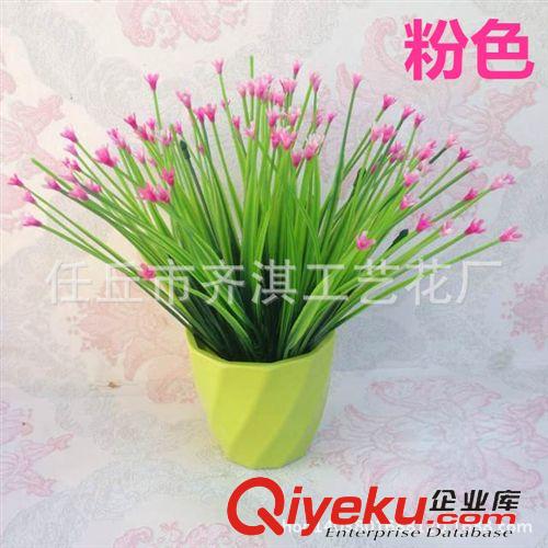 仿真盆景 仿真花滿天星把花把束塑料把花裝飾花家居擺放花tj批發(fā)套裝原始圖片2