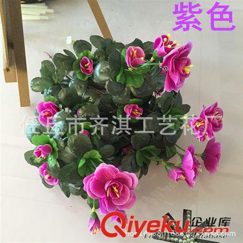 仿真盆景 仿真杜鵑花 會(huì)場(chǎng) 客廳 臥室 辦公室 家裝飾品擺件仿真花干花絹花原始圖片3