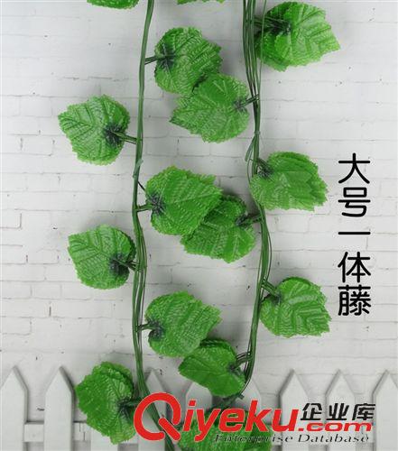 仿真花藤 廠家批發(fā) 仿真葡萄葉子藤條 裝飾葉常青葉葡萄葉 仿真壁掛藤條原始圖片2