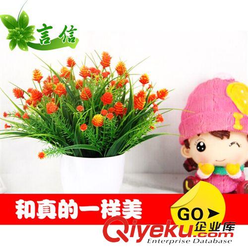 仿真塑料花 批發(fā) 迷你辦公桌小盆景裝飾花 裝飾仿真盆景小塑料花