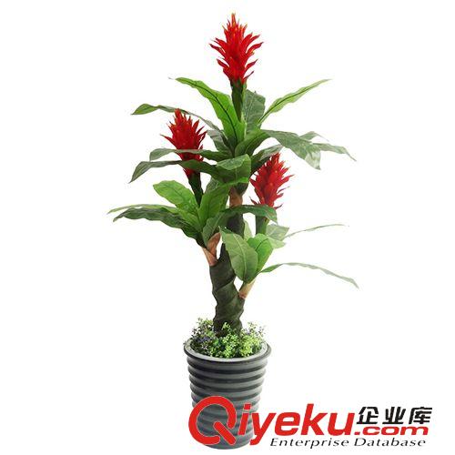 仿真植物 廠家供應(yīng)  三頭鴻運(yùn)當(dāng)頭  家居裝飾  落地花 仿真盆栽  假花原始圖片3