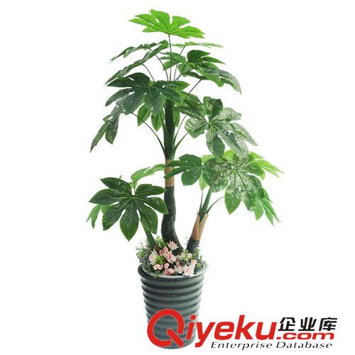 仿真植物 三桿過膠滴水觀音 三桿過膠福星 三桿過膠招財 家居裝飾 批發