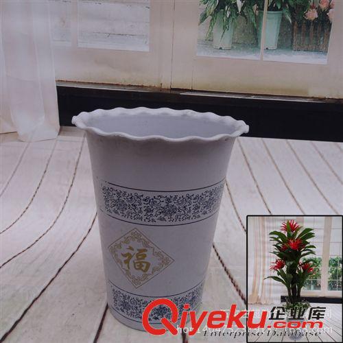 仿真花盆，花器類 廠家供應(yīng)仿真竹子專用 特色白色棕色園藝裝飾塑料盆 竹子專用花盆