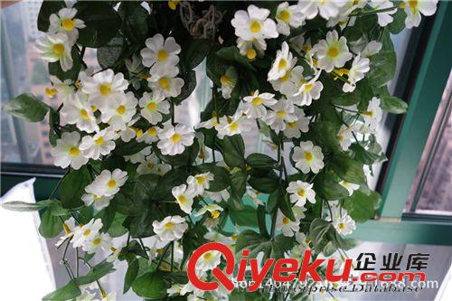 壁掛吊掛 廠家直銷 仿真藤花 加密多叉滿天星壁掛吊花  逼真假花