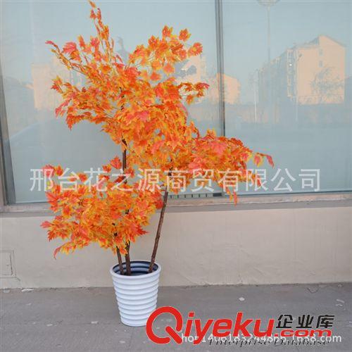 仿真樹 仿真植物仿真樹商場(chǎng)客廳裝飾綠植絹布落地?cái)[放假樹批發(fā) 三桿榕樹